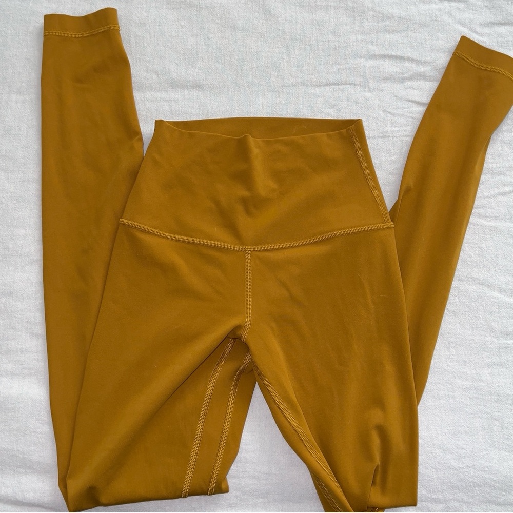 lululemon athletica Mustard Leggings